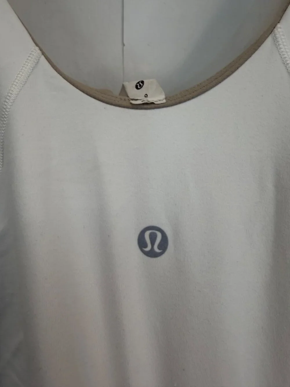 Lululemon Women's White Align Tank Top University of Alabama Bama Script A Sz 6